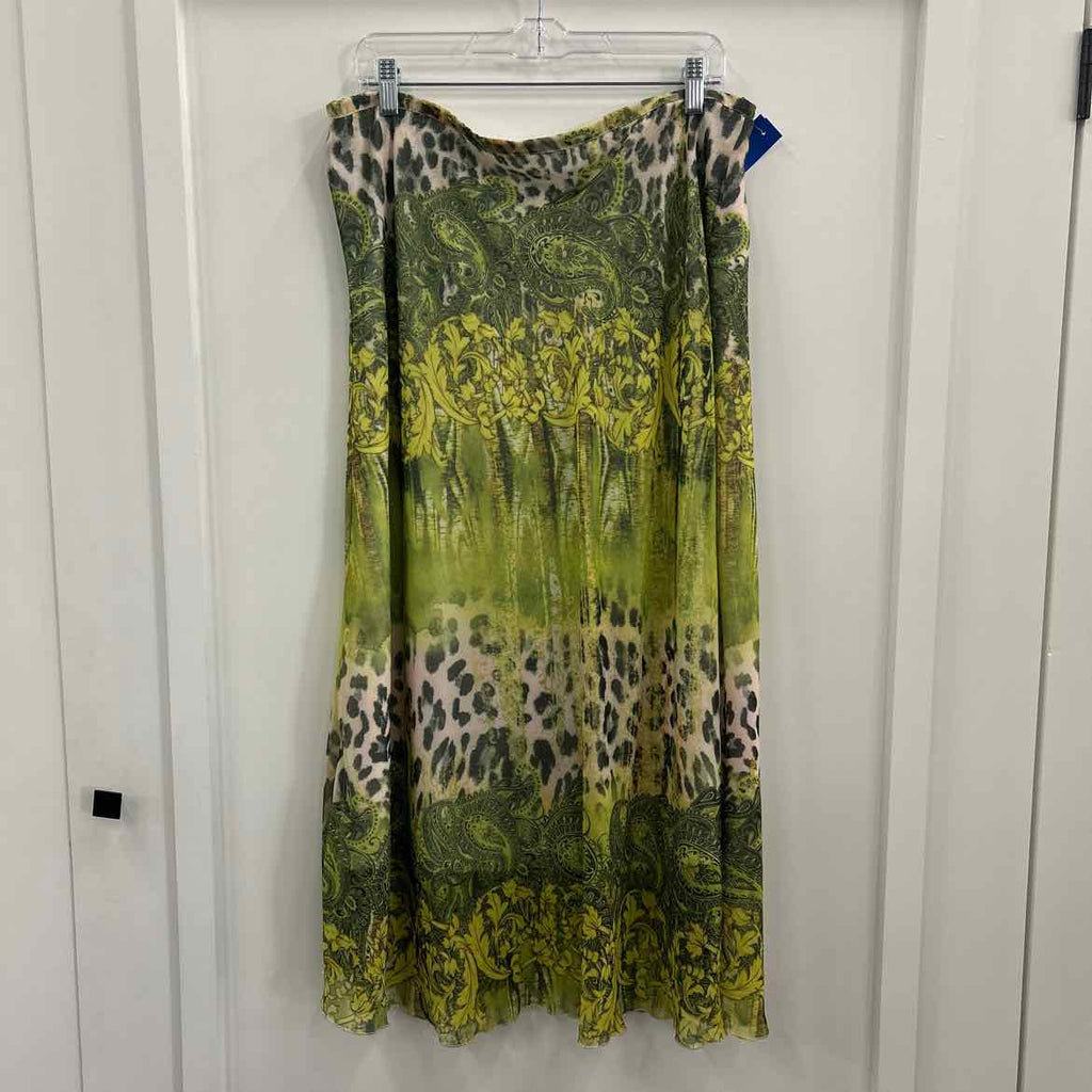 one world Size XL Green Preloved Skirt