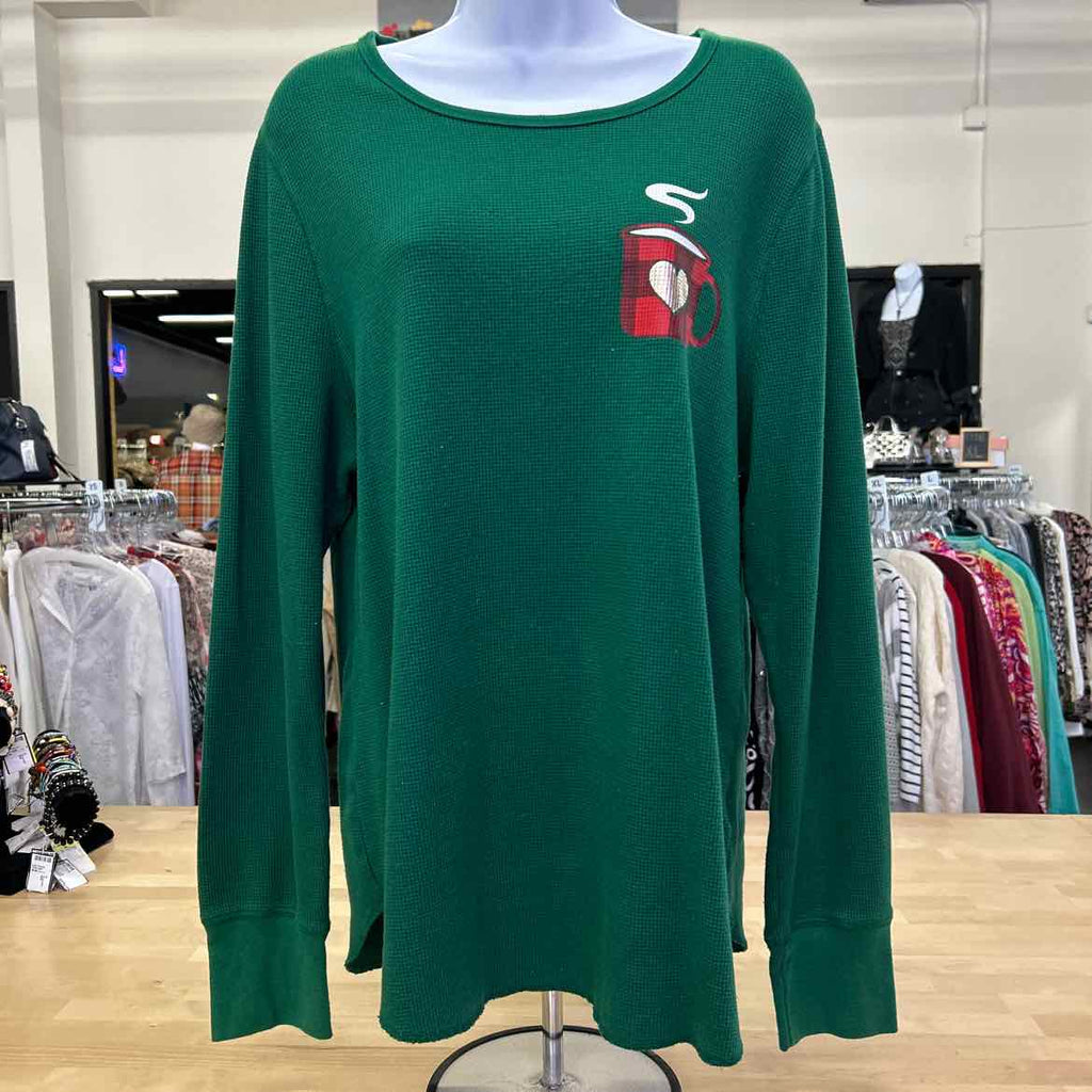 Old Navy Size XXL Green Long Sleeve