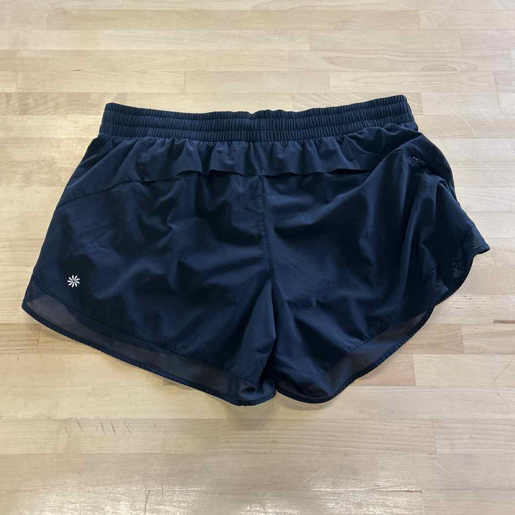 Athleta Size L Black Preloved Athletic Shorts