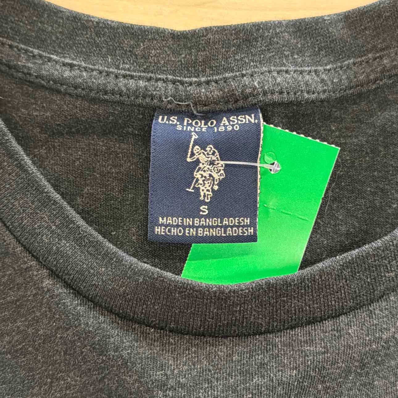 Polo Size S Gray MENS T-shirt