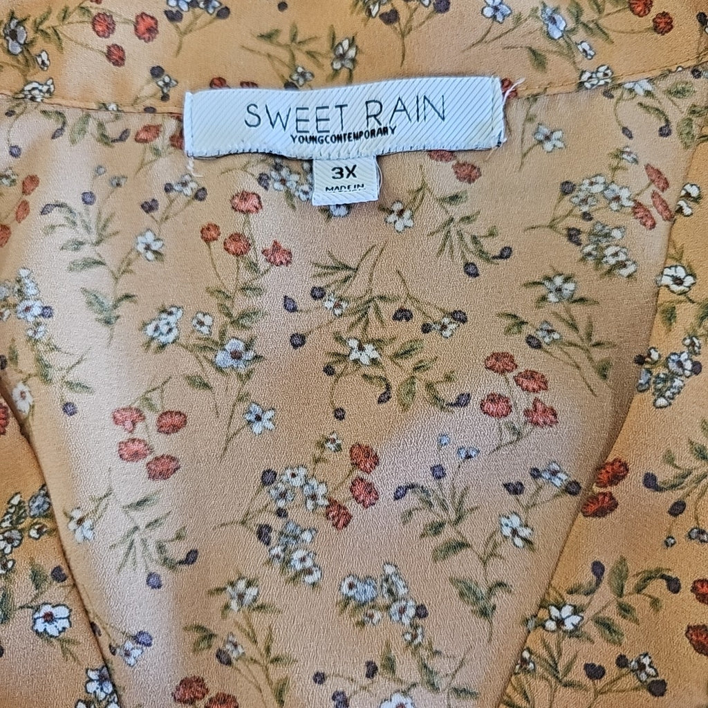 Sugar Lips Size L Black Blouse