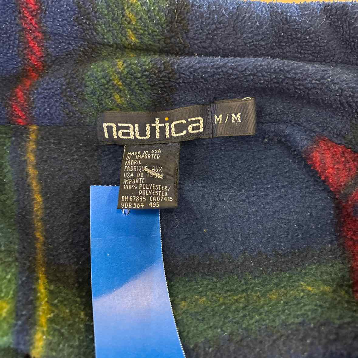 Nautica Size M Green Blue MENS Sweatshirt
