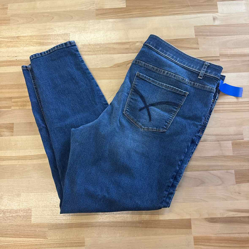 CJ Banks Size 18 Blue Denim Preloved Jeans