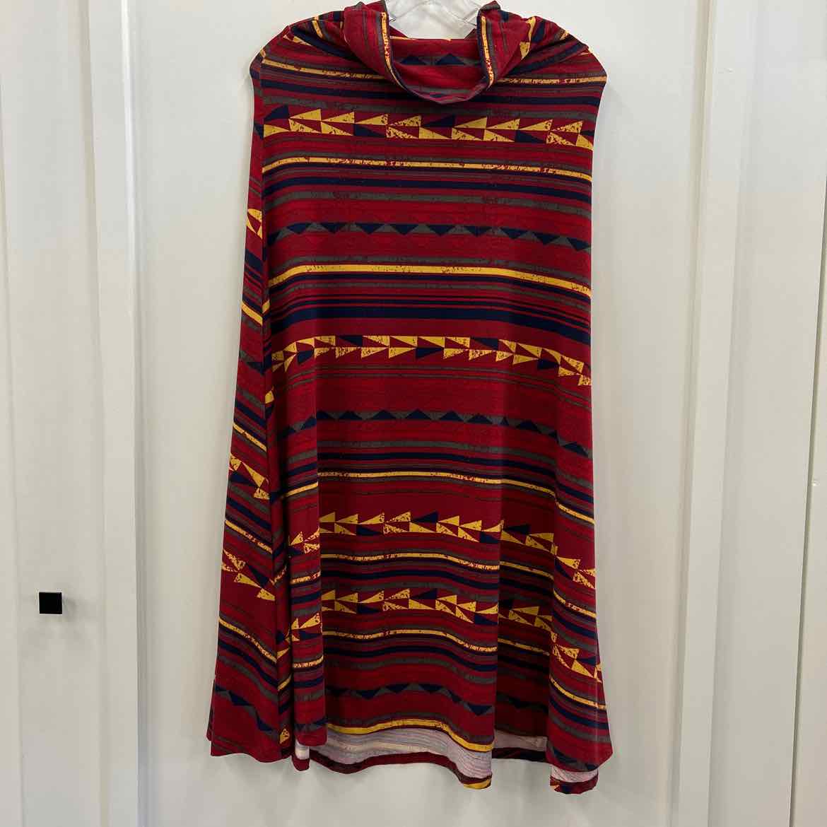 LulaRoe Size XXS Red Poncho