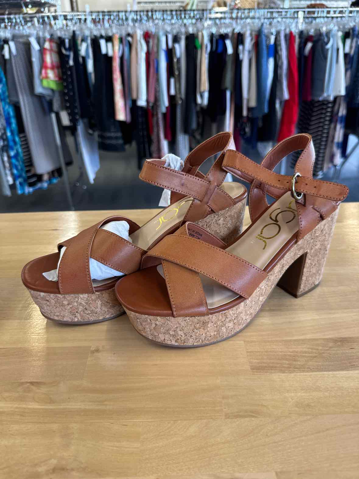 Sugar Shoe Size 9 Brown Heels