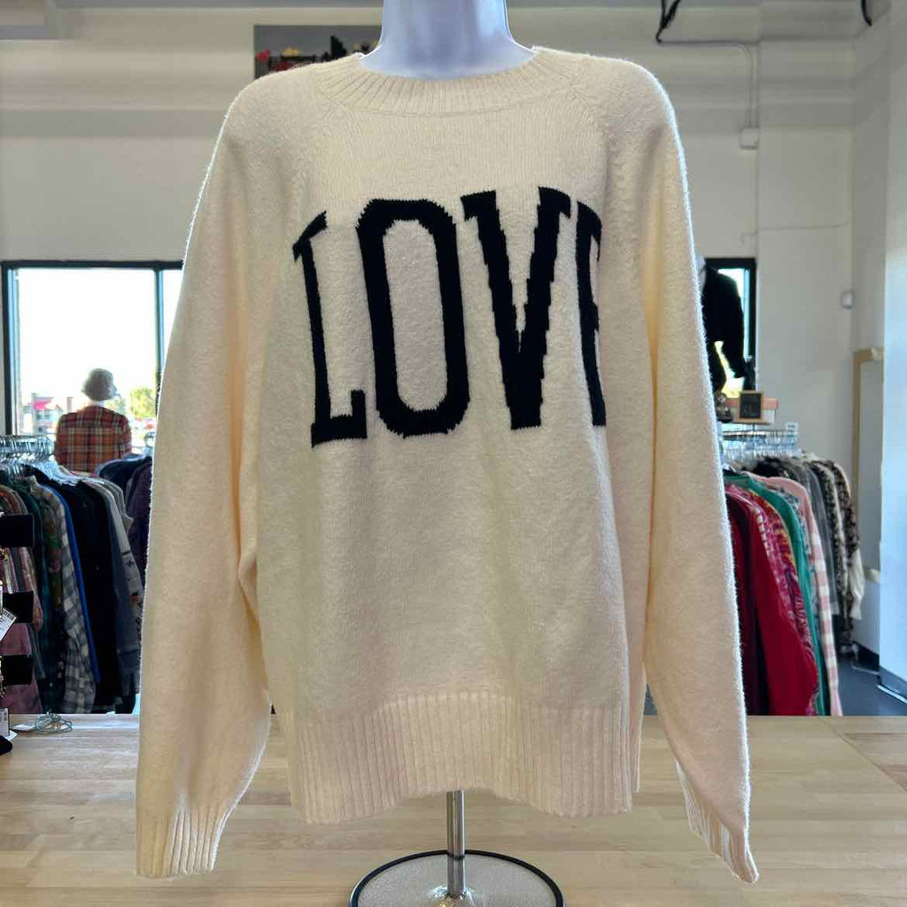 Old Navy Size XXL White Sweater