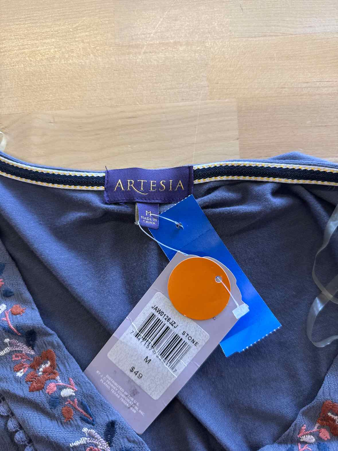 Artesia Size M Blue Blouse