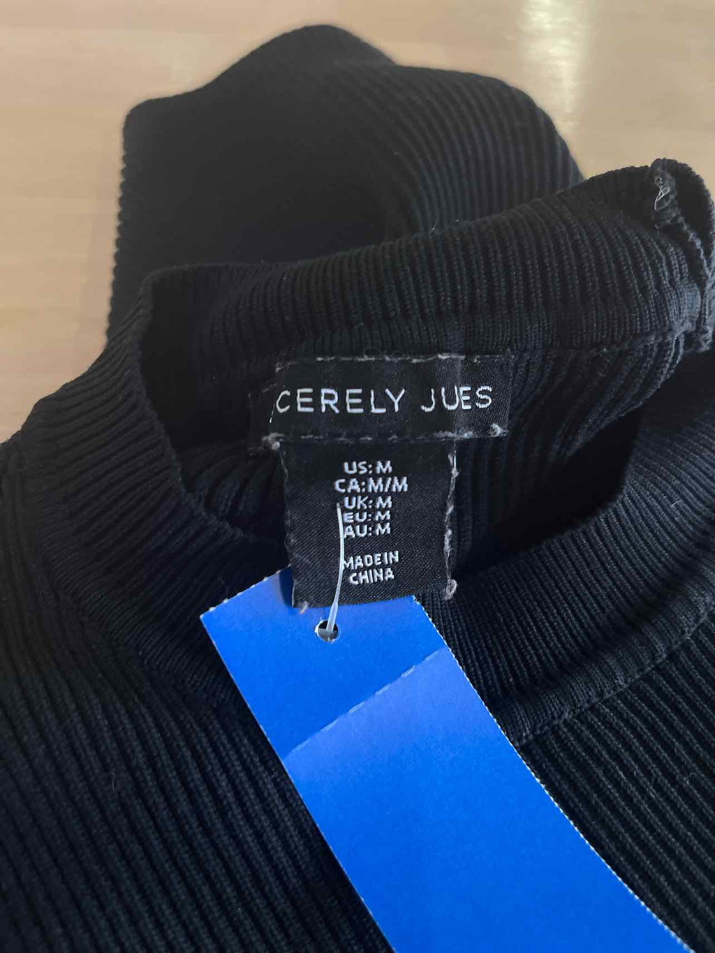 Sincerely Jules Size M Black Preloved Tank