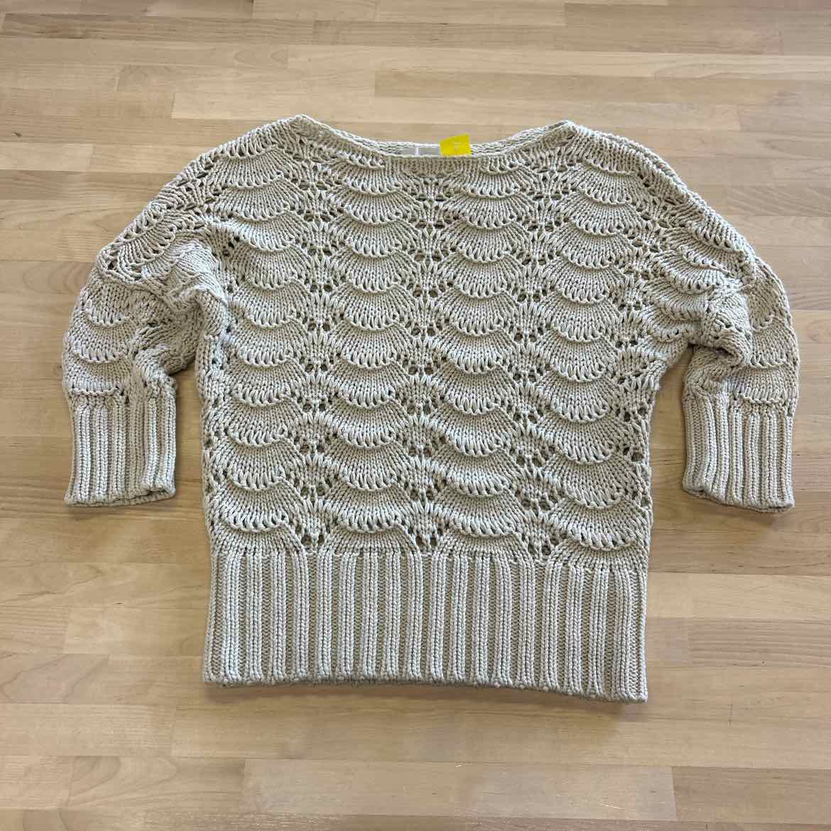 Loft Size S Beige Knit Sweater