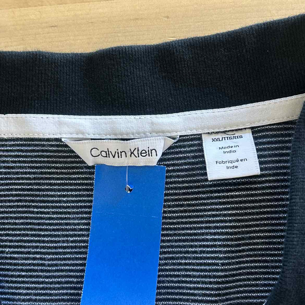 Calvin Klein Size XXL Black Preloved MENS Polo