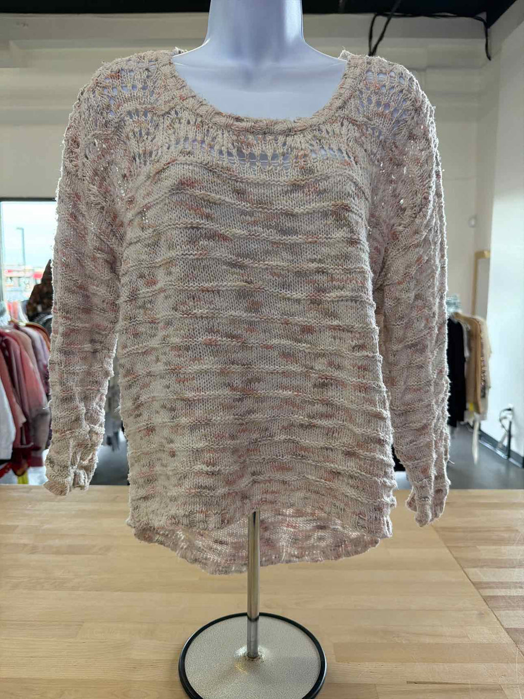 American Rag Size M Tan Knit Sweater