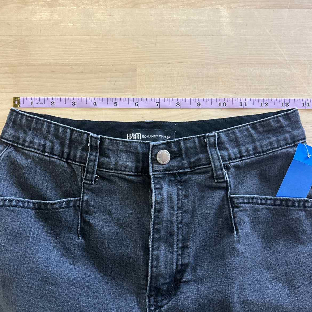 J Vim Size 28 Black & Green prints Denim Preloved Jeans