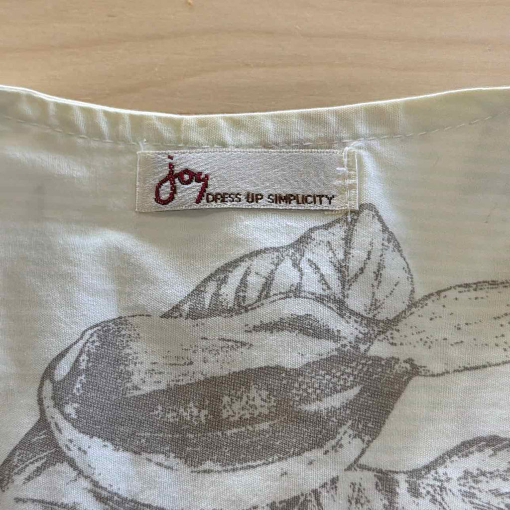 Joy Size M Gray Faille Preloved Sleeveless