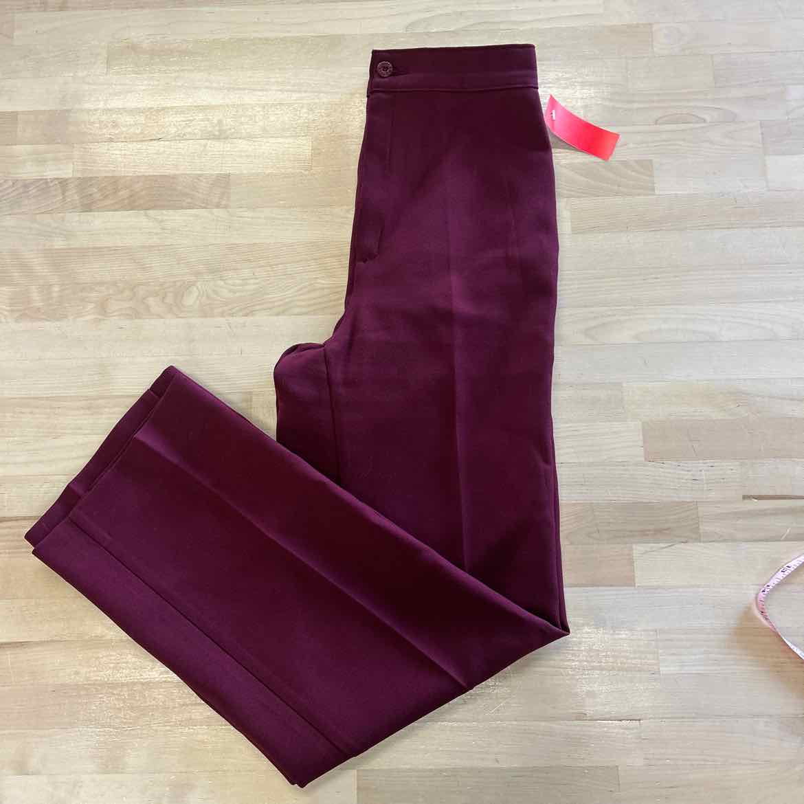 Levi's Size 8 Burgandy 70s Vintage Bend Over Pants