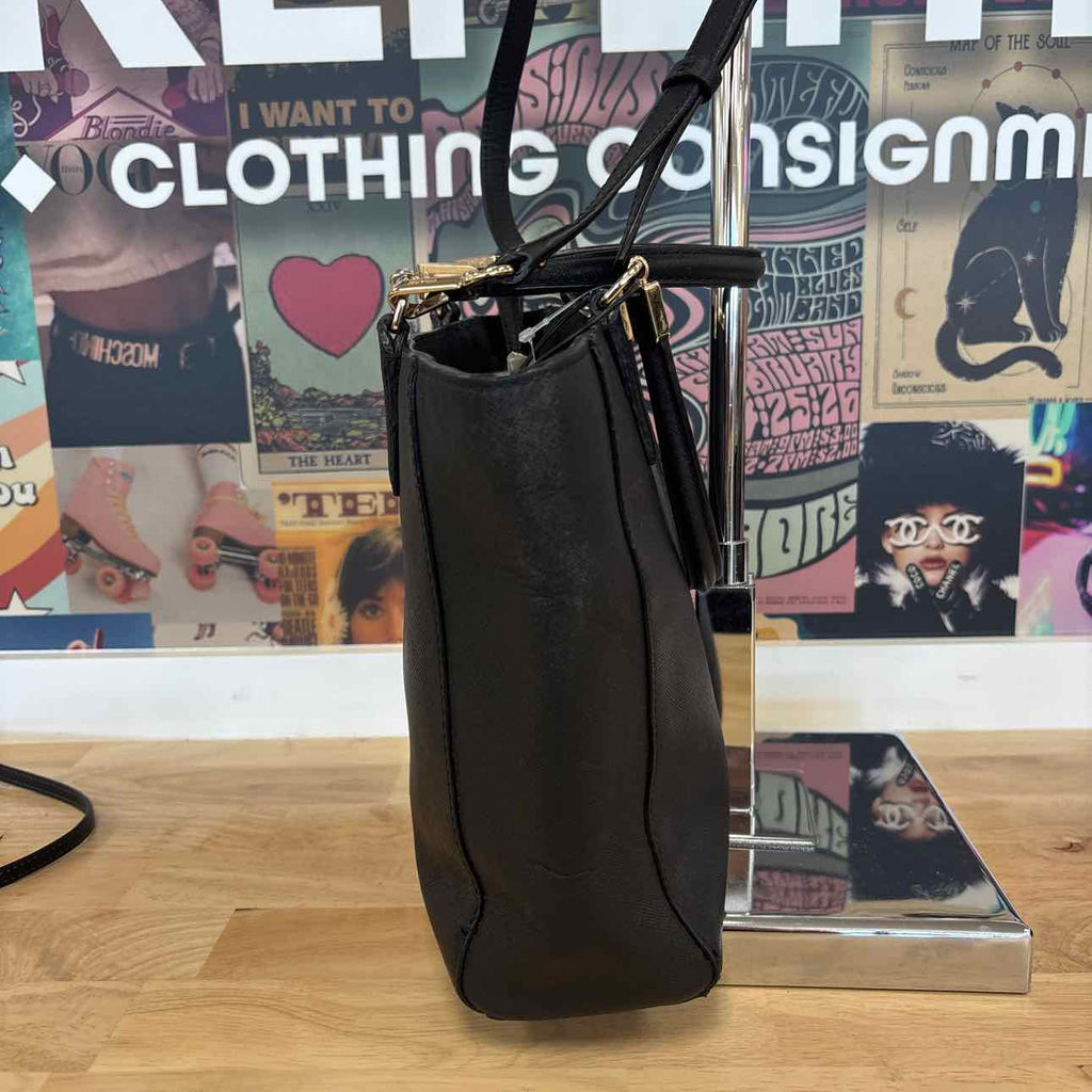Coach Black Shoulder Bag Leather Purse