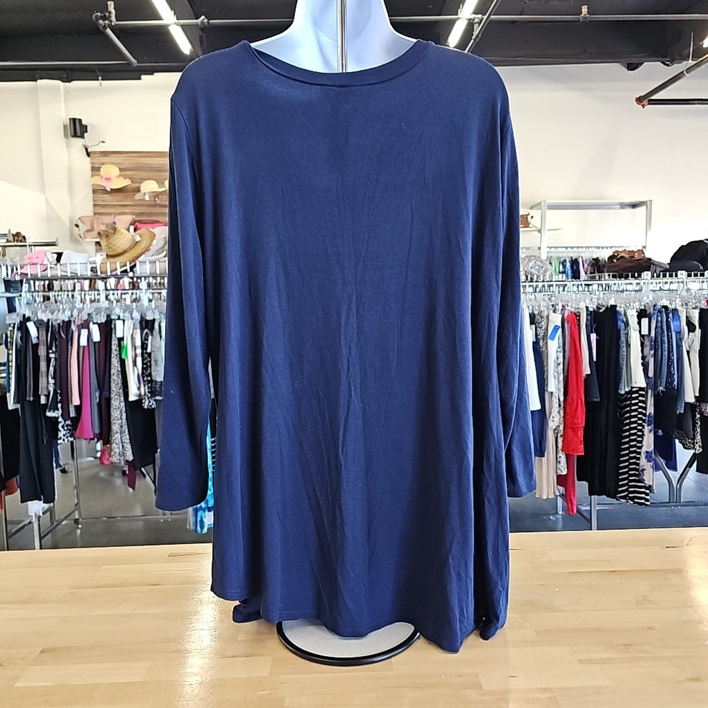 Honeyme Size XXL Navy Longsleeve