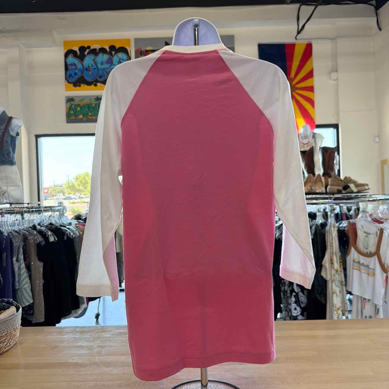 Pink Size XS Pink Preloved T-Shirt LS