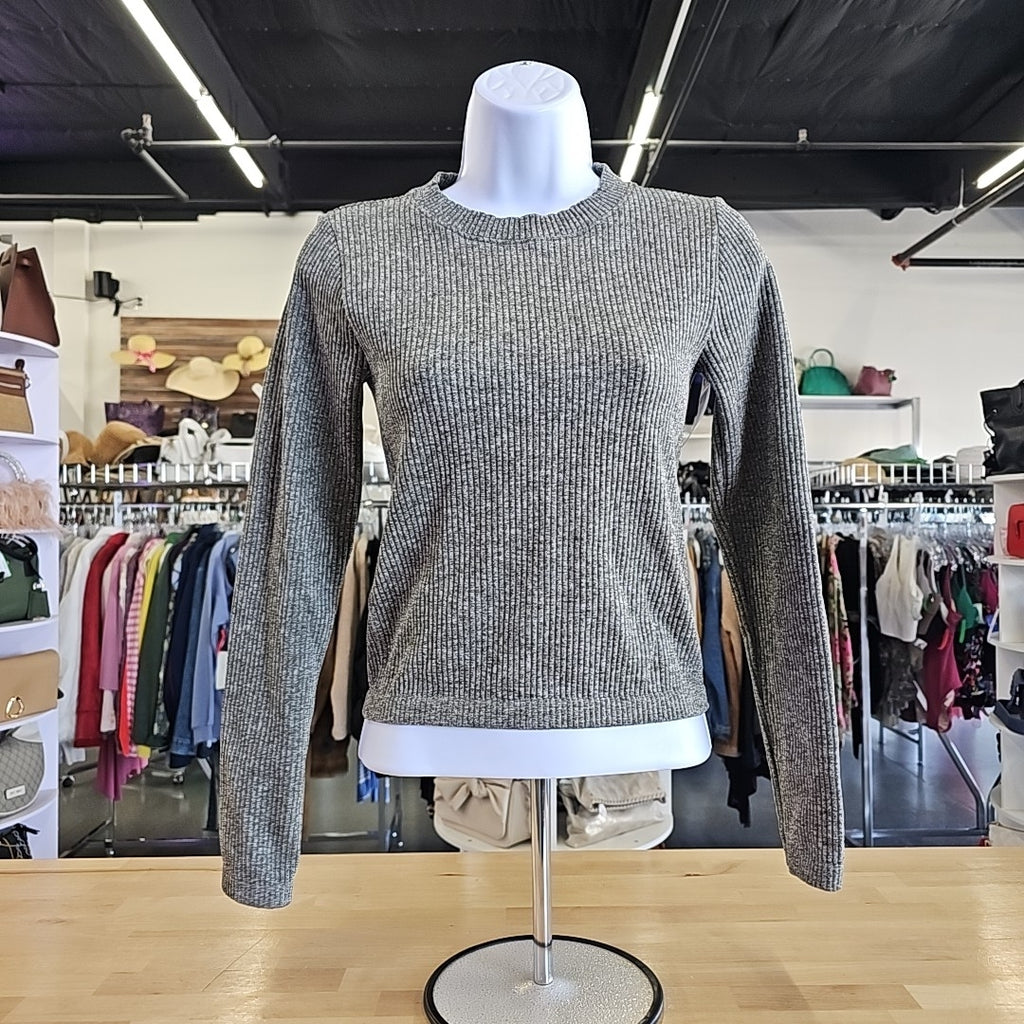 Hippie Rose Juniors Seamless Ribbed Long Sleeve Top