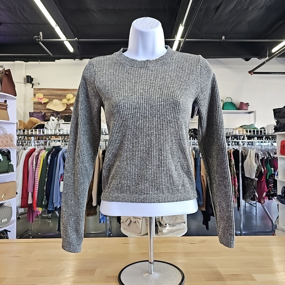 Hippie Rose Juniors Seamless Ribbed Long Sleeve Top