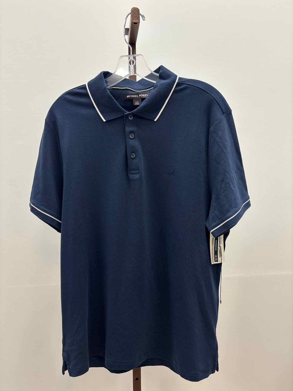 Michael Kors Size L Navy New MENS Polo