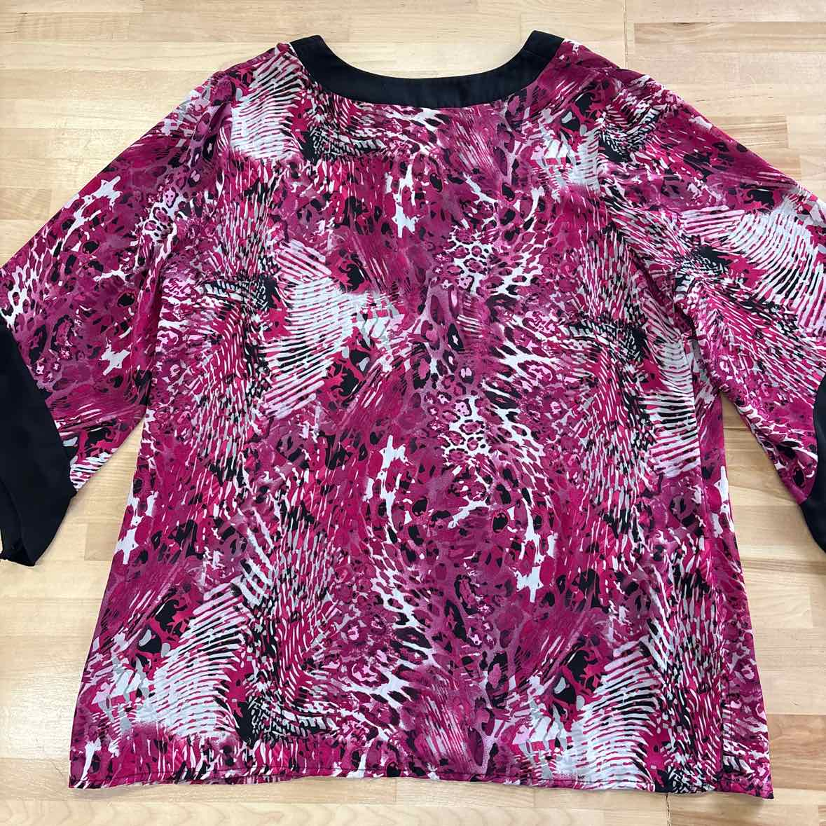 Ashley Stewart Size 14 Pink Blouse