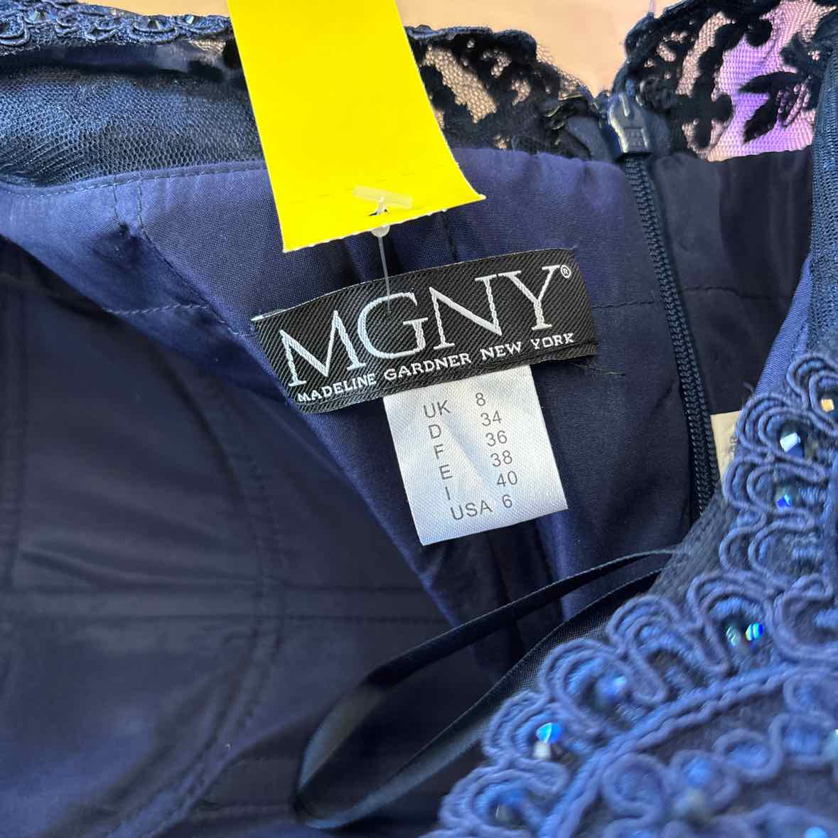 MGNY Size 6T Blue Sequined Dress