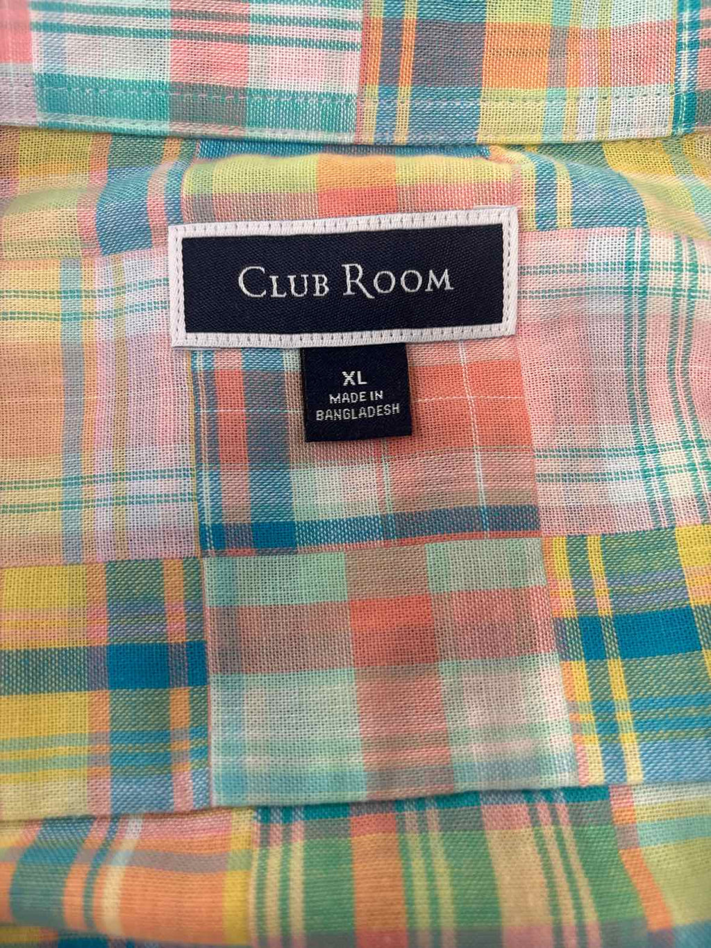 Club Room Size XL Multi color New MENS Button Down Shirt