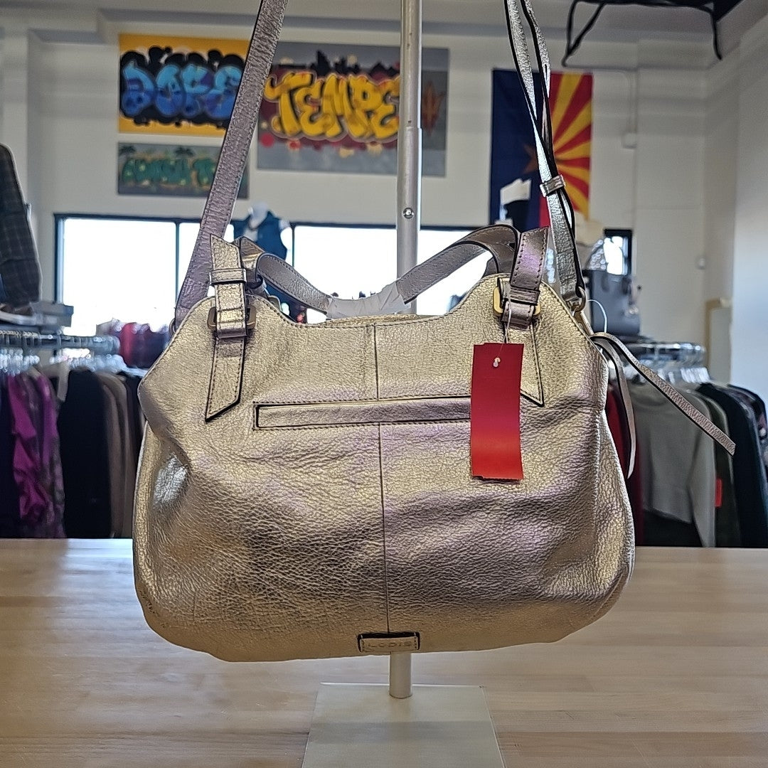 Lodis Skylar Leather Satchel - Gold
