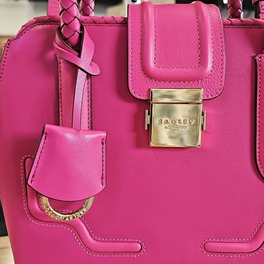 Radley London Liverpool Street 2.0 Weave Small Ziptop Multiway - Coulis