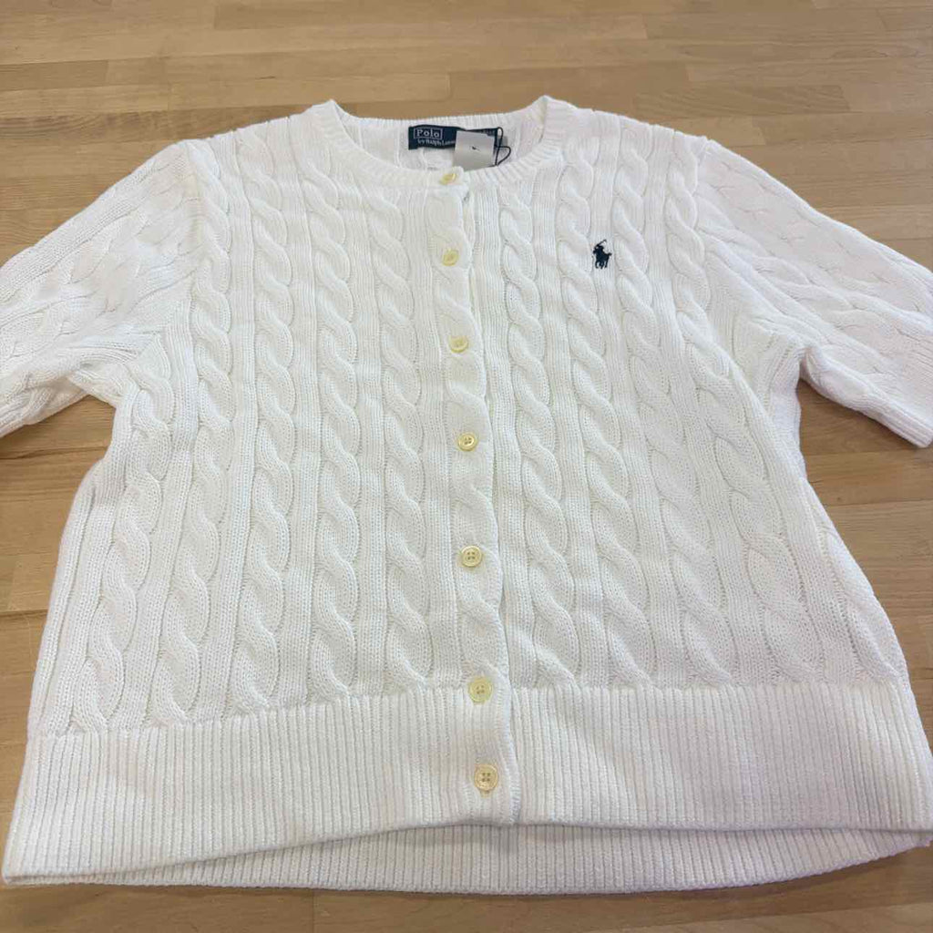 Polo Ralph Lauren Women's Cable-Knit Cotton Short-Sleeve Cardigan