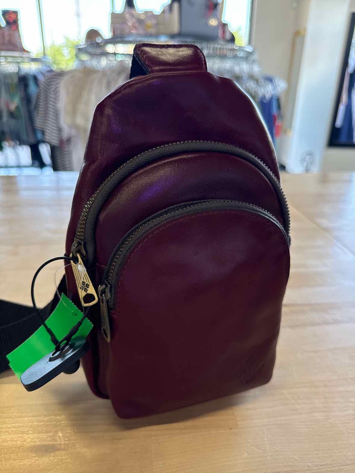 Patricia Nash Red crossbody Leather New Handbag