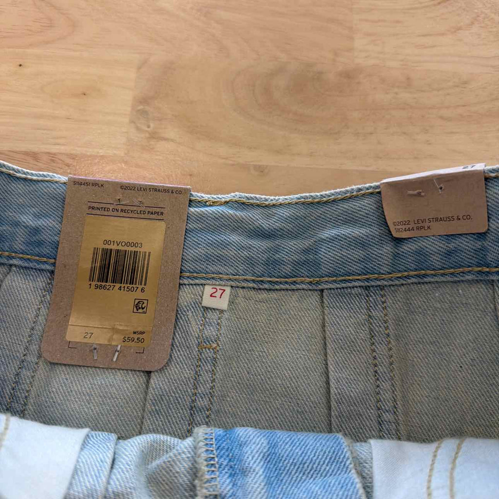 Levi's Size 27 Blue New Skirt