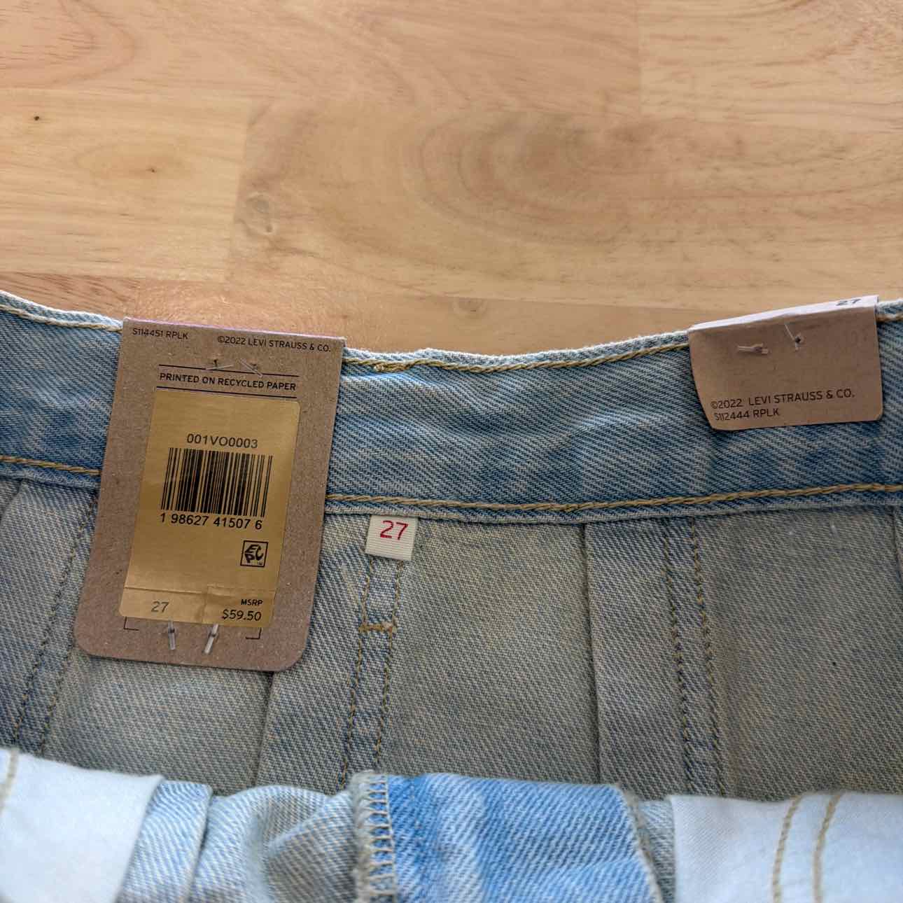 Levi's Size 27 Blue New Skirt