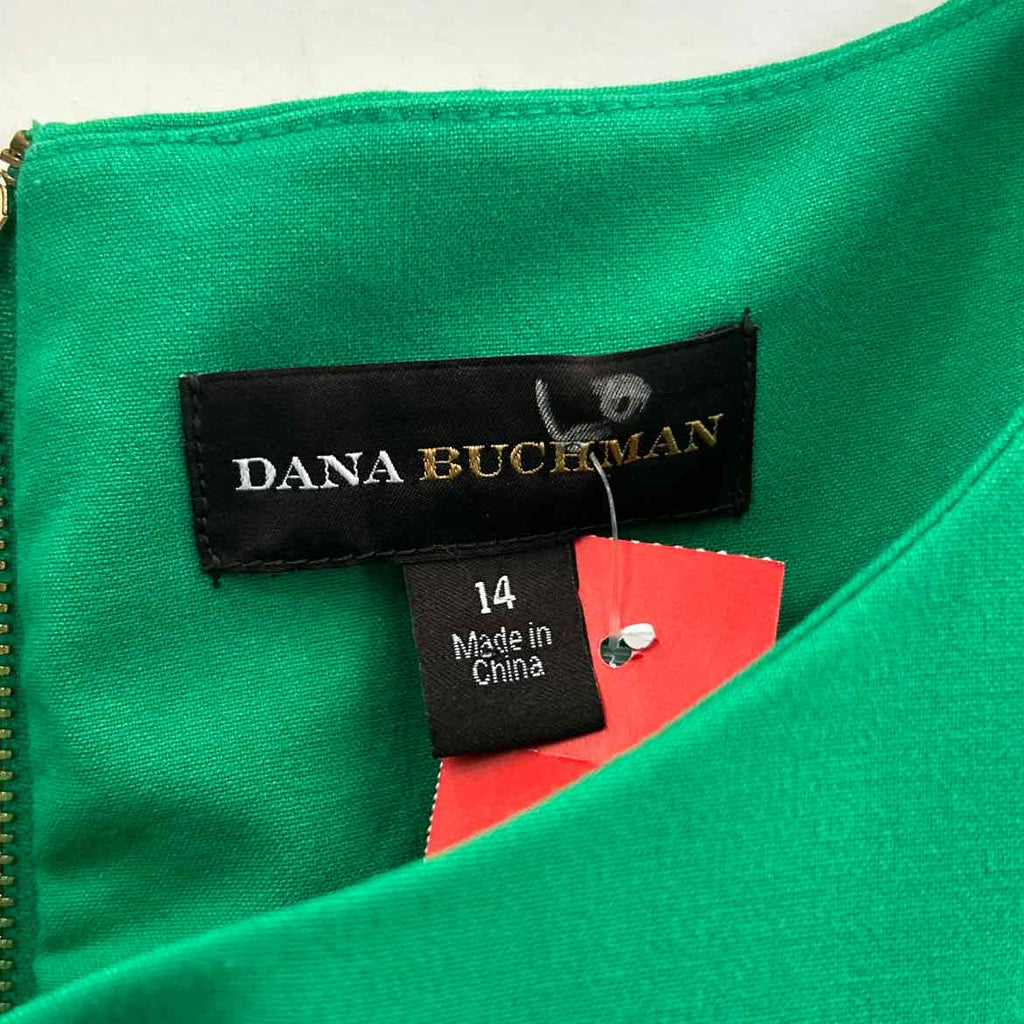Dana Buchman Size 14 Green Preloved Dress