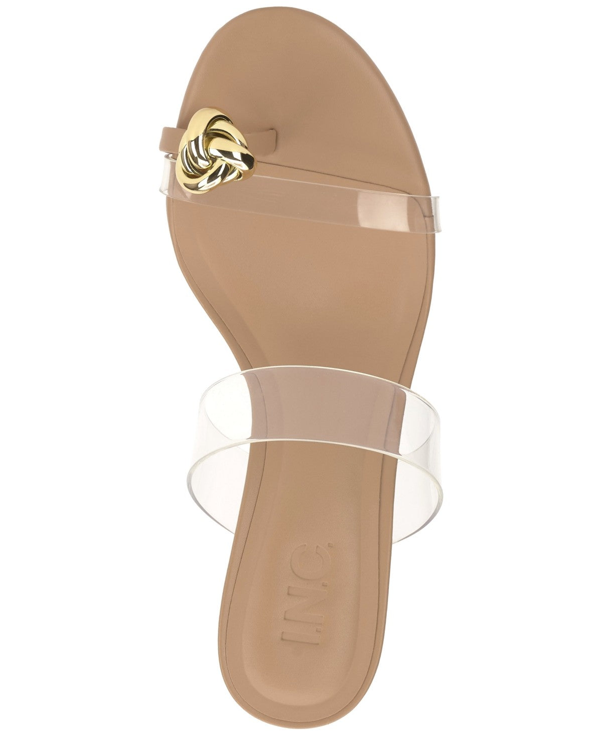 I.n.c. International Concepts Women's Brisa Embellished Vinyl Dress Sandals, Exc