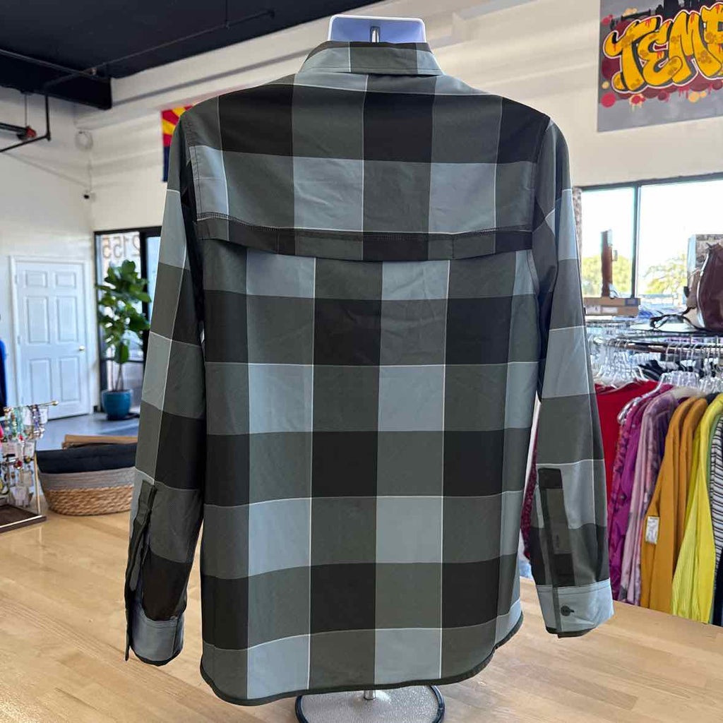 Bass Outdoor Mens Plaid Long Sleeve Button up Shirt