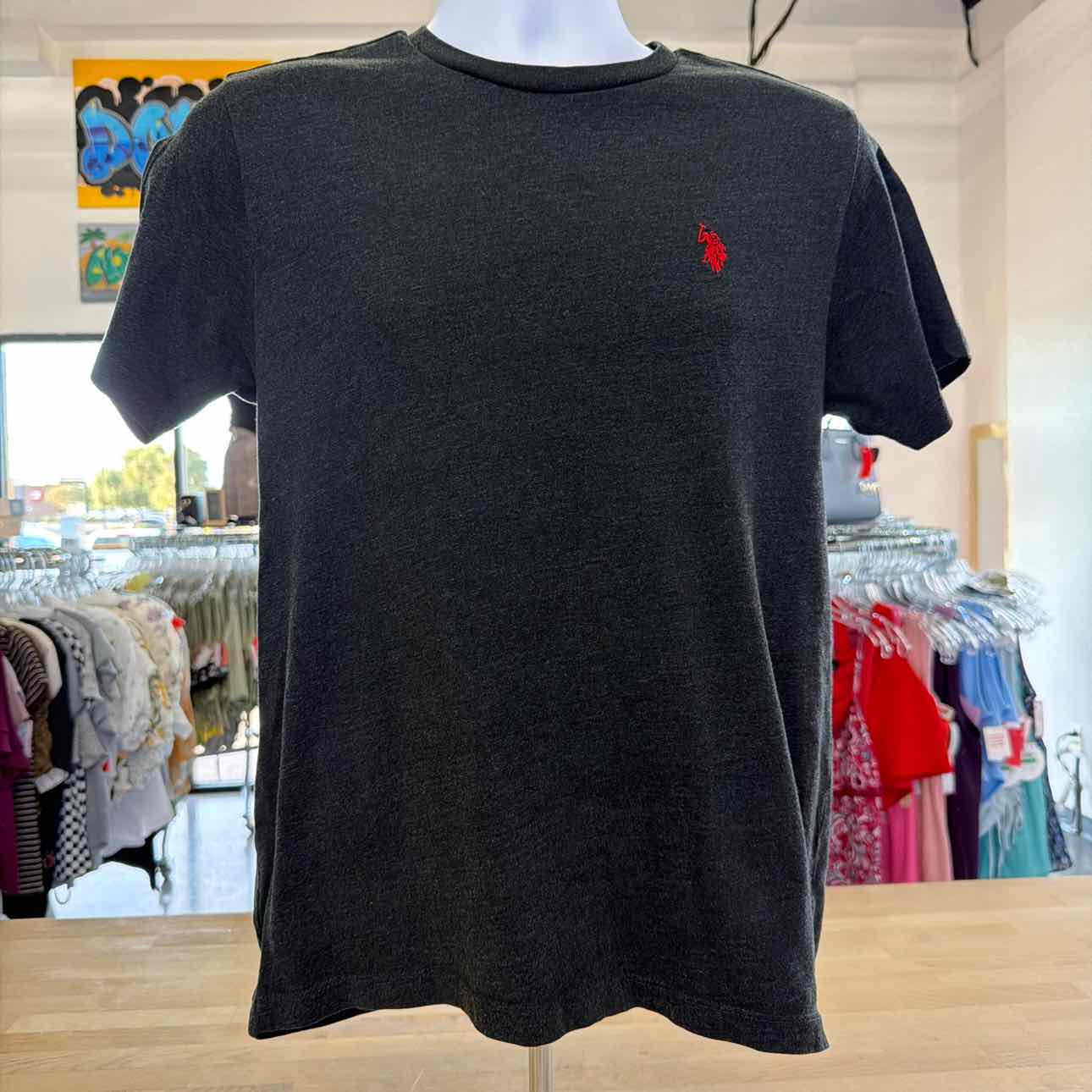 Polo Size S Gray MENS T-shirt