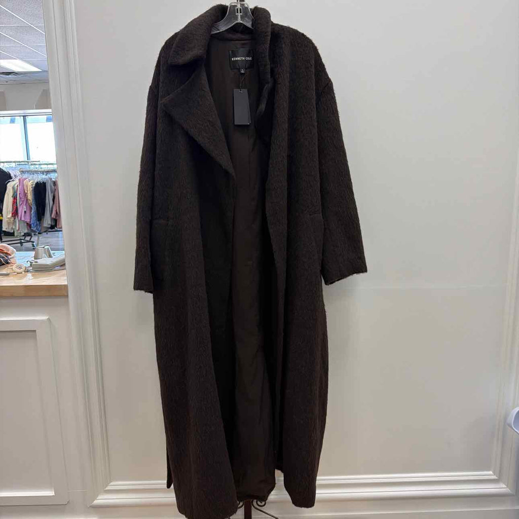 Kenneth Cole Size XL Brown New Trenchcoat