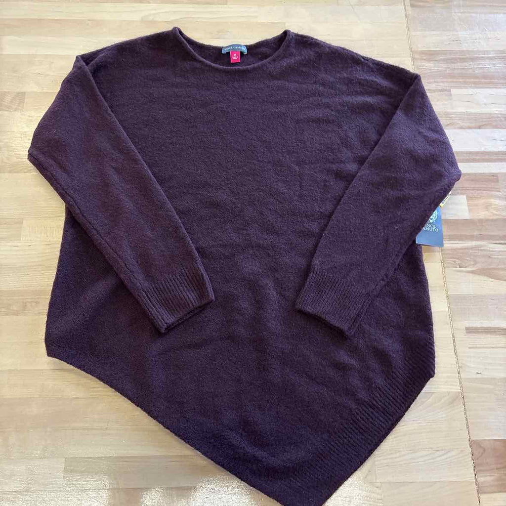 Vince Camuto Size XS Burgundy Sweatshirt