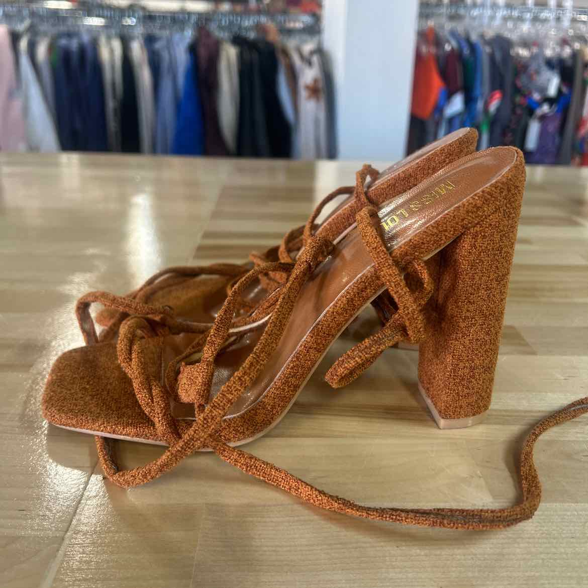 Misslola Size 9 Brown Preloved Heels