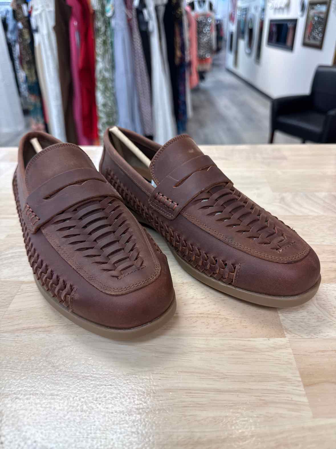 Rodd & Gunn Size 40 Gisborne Huarache Slip on - Coffee