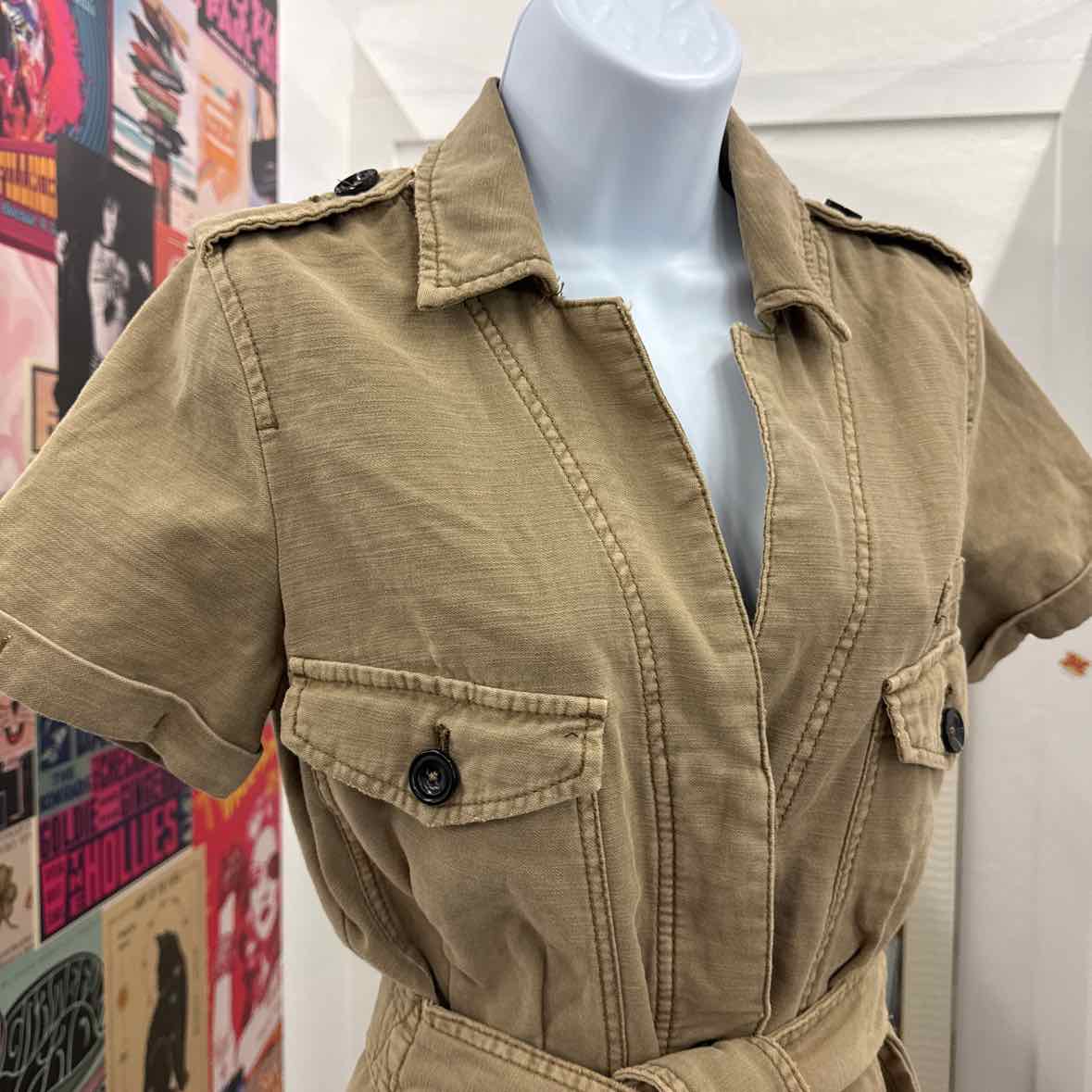 Free People Size XS Brown Preloved Romper