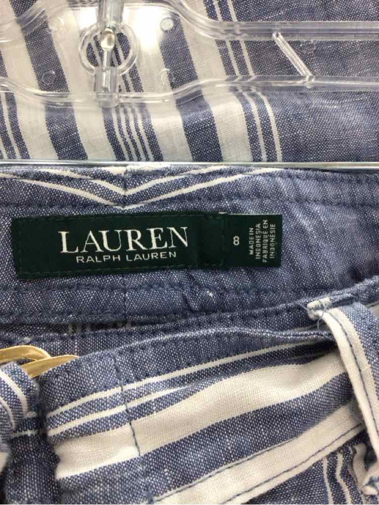 Ralph Lauren Size 8 Blue White Preloved Pants
