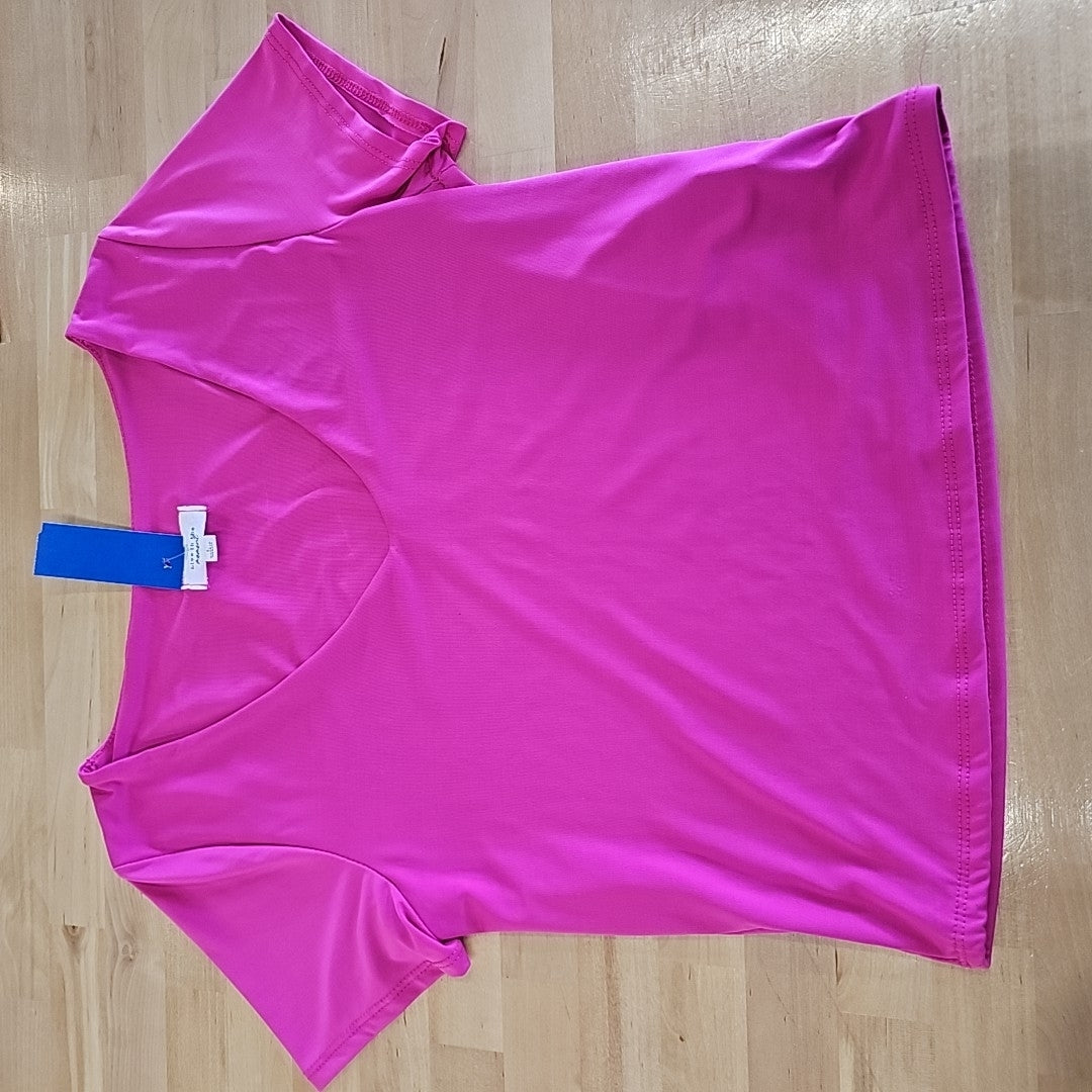 Live in the Moment Size L Pink Crop Top