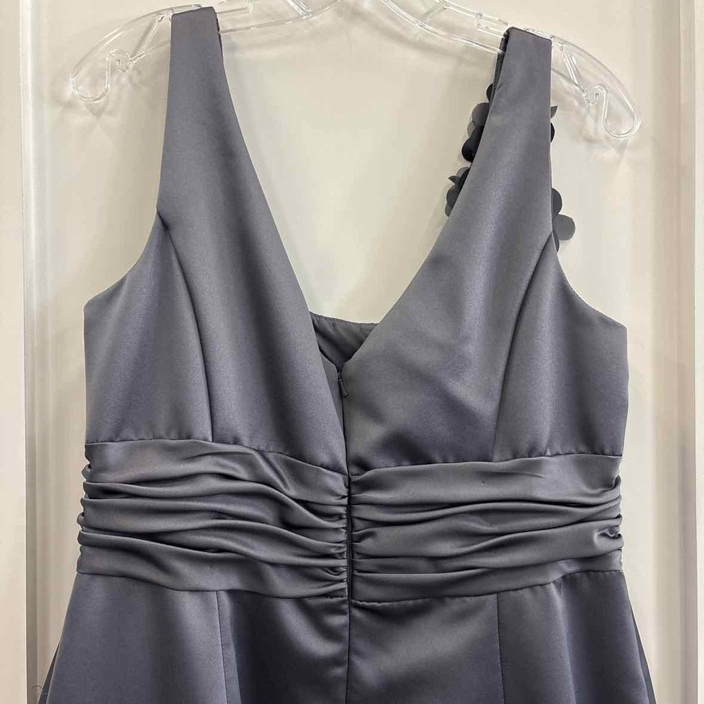 Davids Bridal Size 14 Gray Dress