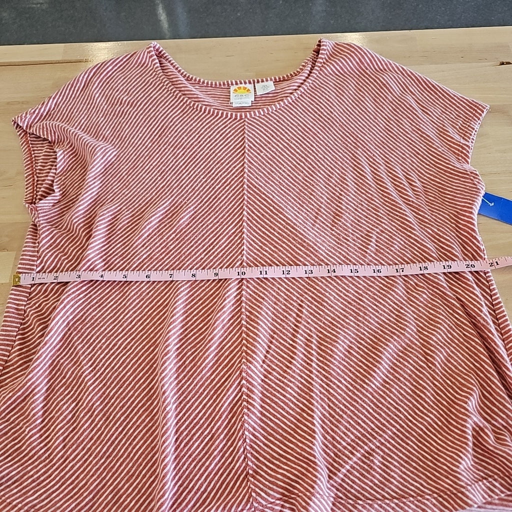 C&C Size XLP Orange T-shirt