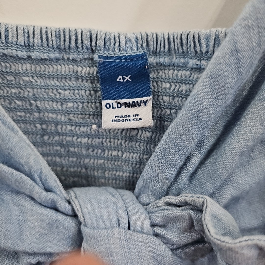 Old Navy Size 4X Blue Preloved Dress