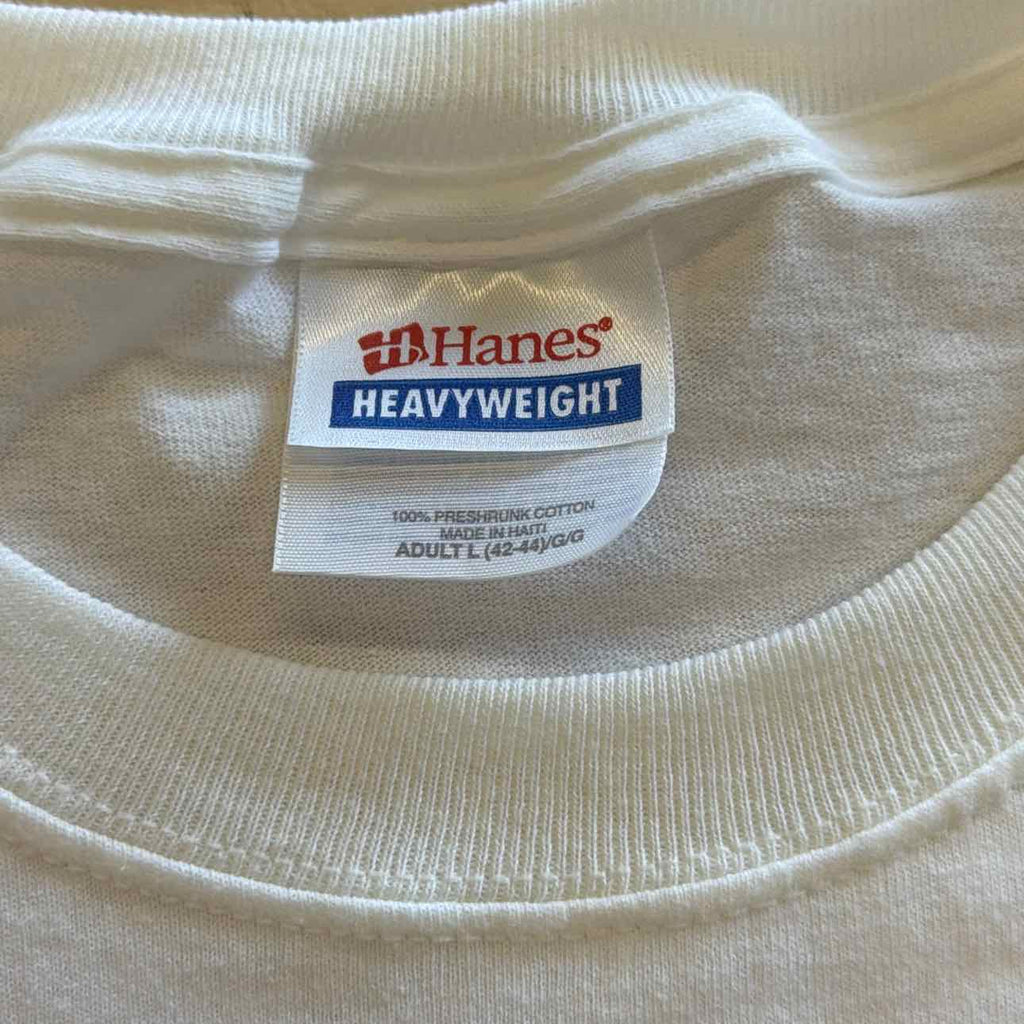 Fruit of the Loom Size XL White Preloved MENS T-shirt