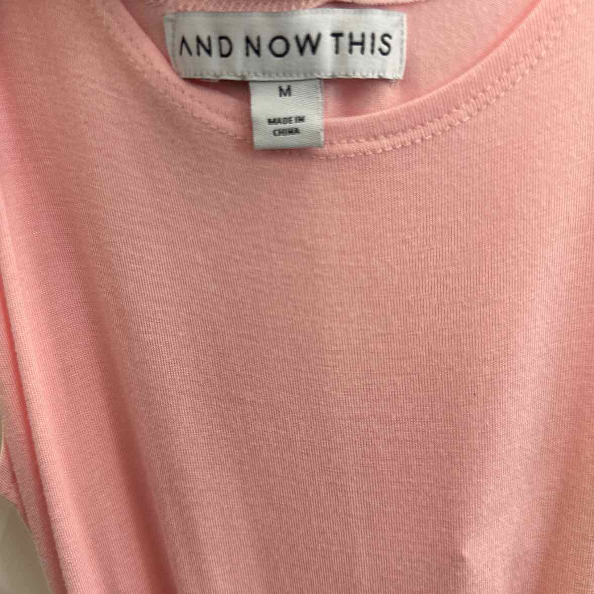 AND NOW THIS Size M Pink Dress