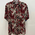 Imprints Size S Red Preloved MENS Button Down Shirt